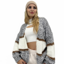 cardigan senza bottone cecilia